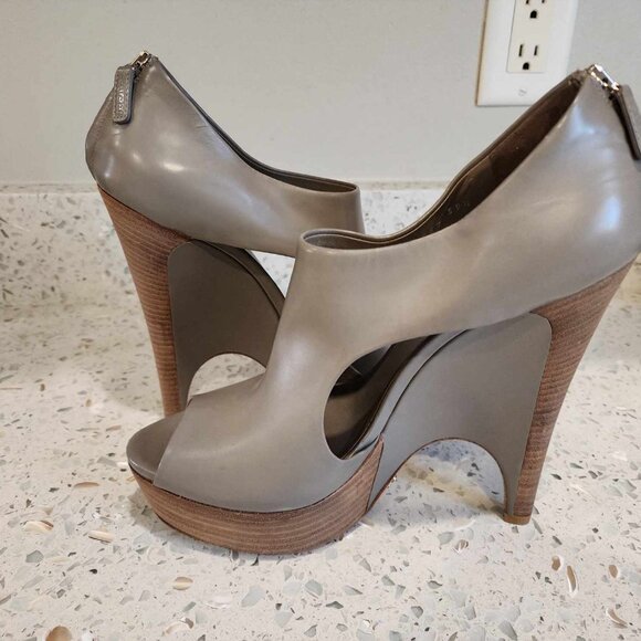 Gucci Escarpins Wedge High Heels 39.5 - Picture 2 of 12